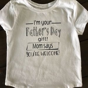 Father’s Day Kids Shirt - 3T
